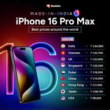 Apple iphone 16 Pro Max Price in India